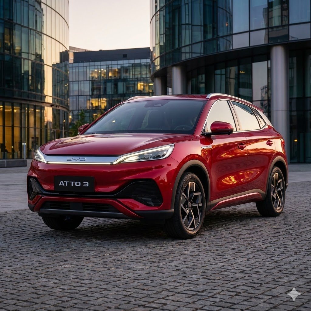 BYD Atto 3: SUV Listrik Modern dengan Gaya Racing Urban